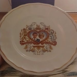 Prince Charles and princess Diana plate